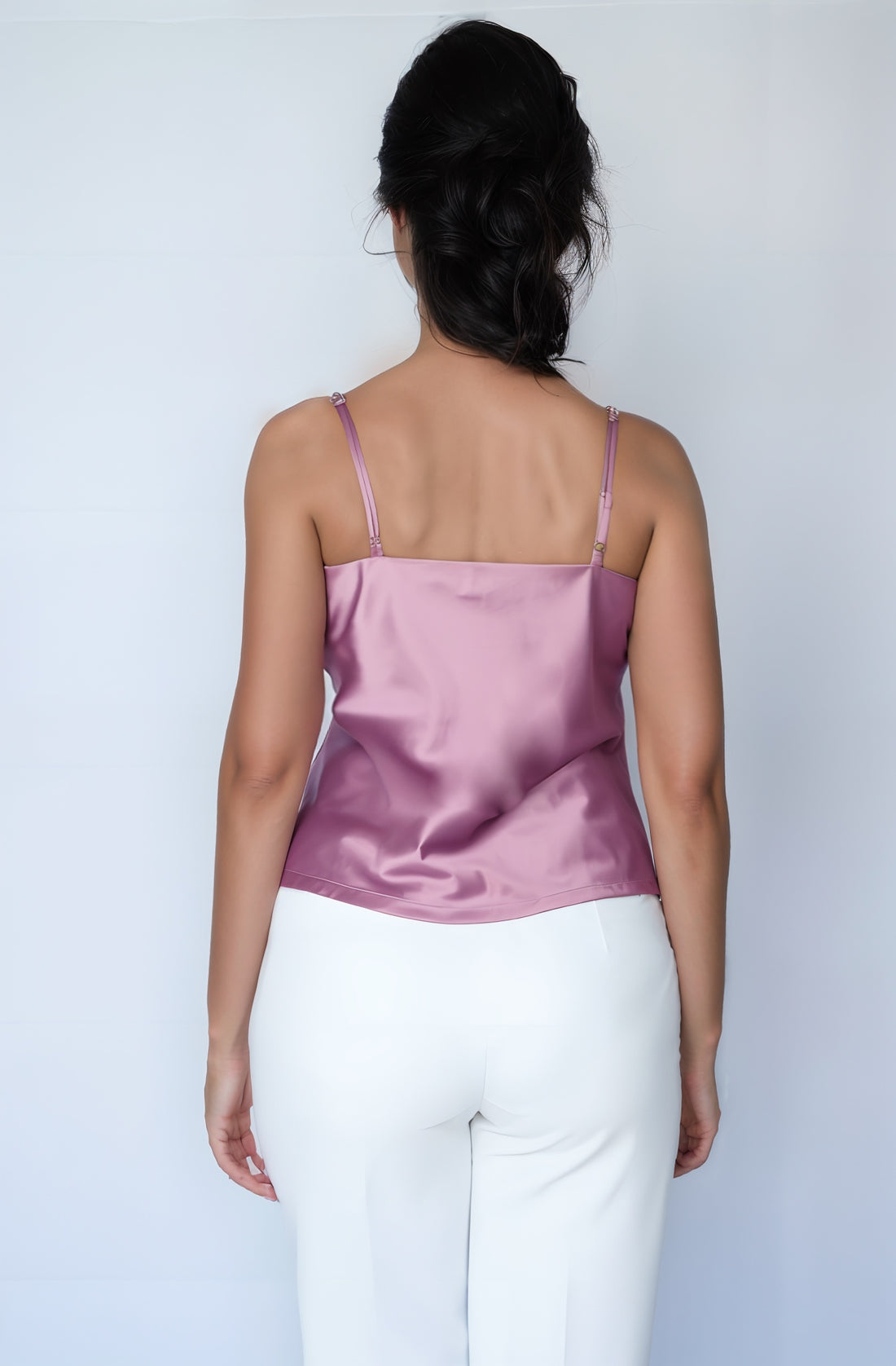 Satin Slip Top (Pink)