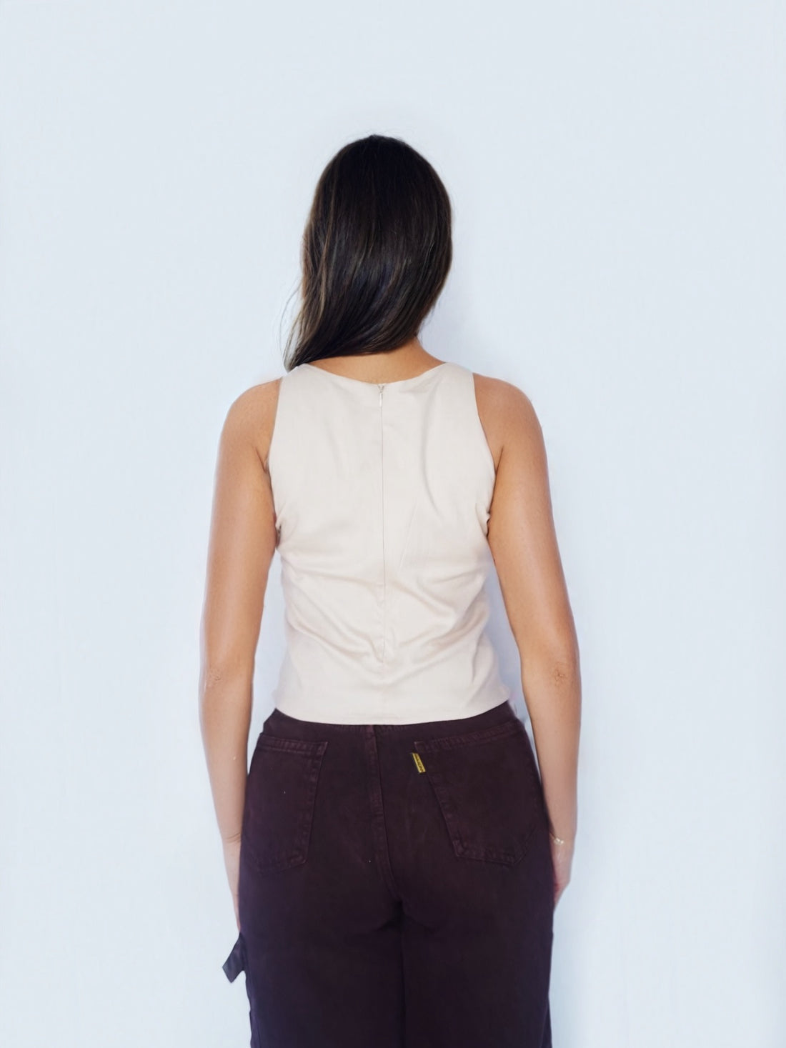 Pure Form Top (Beige)